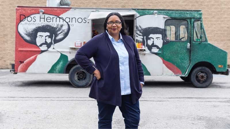 Lisa Gutierrez · Dos Hermanos food trucks